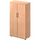 Schäfer Shop Genius draaideurkast TETRIS WOOD, 4 OH, hoogte incl. glijders, B 800 mm, beuken afwerking