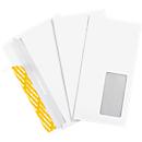Schäfer Shop Genius enveloppen, DIN lang, met venster, zelfklevend, papier, wit, 100 stuks