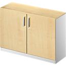 Schäfer Shop Genius Flügeltürenschrank TETRIS SOLID, 2 OH, B 1200 mm, abschließbar, mit Abdeckplatte