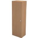 Schäfer Shop Genius Flügeltürenschrank TETRIS WALL, 5 Ordnerhöhen, Türanschlag links, B 600 x T 440 x H 1880 mm, Buche-Dekor