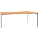 Schäfer Shop Genius Freiformschreibtisch MODENA FLEX, Ansatz rechts, Buche 