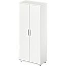 Schäfer Shop Genius Garderobekast TETRIS WOOD, 5 ordnerhoogten, H 1910 mm, hoogte incl. glijders, wit 