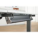 Schäfer Shop Genius Goulotte de câblage pour table d'angle 90° ERGOSTYLE, anthracite