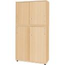 Schäfer Shop Genius Kastcombinatie TETRIS WOOD, met 5 ordnerhoogtes, ruimte voor 60 standaard ordners, afwerking esdoorn 