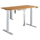 Schäfer Shop Genius Komplettangebot MODENA FLEX 5-tlg., Schreibtisch elektr. höhenverstellbar, PC-Halterung 