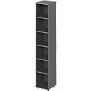Schäfer Shop Genius legbord TETRIS WOOD, 6 OH, hoogte incl. glijders, B 400 mm, grafiet