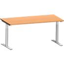 Schäfer Shop Genius MODENA FLEX bureau, 1600 x 800 mm, beuk