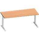 Schäfer Shop Genius MODENA FLEX bureau, 1800 x 800 mm, beuk