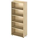 Schäfer Shop Genius open kast TETRIS WOOD, 5 OH, hoogte incl. glijders, B 800 mm, ahorn decor 