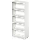 Schäfer Shop Genius open kast TETRIS WOOD, 5 OH, hoogte incl. glijders, B 800 mm, wit 