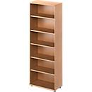 Schäfer Shop Genius open kast TETRIS WOOD, 6 OH, hoogte incl. glijders, B 800 mm, beuken afwerking