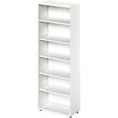 Schäfer Shop Genius open kast TETRIS WOOD, 6 OH, hoogte incl. glijders, B 800 mm, wit
