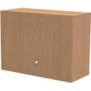 Schäfer Shop Genius Opzetkast TETRIS WALL, 2 ordnerhoogten, deuraanslag rechts, B 1000 x D 440 x H 740 mm, beukenpatroon