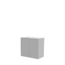 Schäfer Shop Genius Opzetkast TETRIS WALL, 2 ordnerhoogten, deuraanslag rechts, B 800 x D 440 x H 740 mm, lichtgrijs