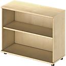 Schäfer Shop Genius Regal TETRIS WOOD, 2 OH, Höhe inkl. Gleiter, B 1000 mm, Ahorn-Dekor