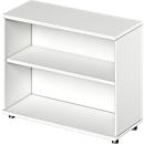 Schäfer Shop Genius Regal TETRIS WOOD, 2 OH, Höhe inkl. Gleiter, B 1000 mm, weiß