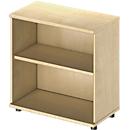Schäfer Shop Genius Regal TETRIS WOOD, 2 OH, Höhe inkl. Gleiter, B 800 mm, Ahorn-Dekor