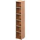 Schäfer Shop Genius Regal TETRIS WOOD, 6 OH, Höhe inkl. Gleiter, B 400 mm, Buche-Dekor