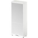 Schäfer Shop Genius Roldeurkast met verticale roldeur TETRIS WOOD, 4,5 ordnerhoogten, H 1910 mm, hoogte incl. glijders, wit