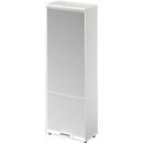 Schäfer Shop Genius Roldeurkast met verticale roldeur TETRIS WOOD, 5,5 ordnerhoogten, H 2270 mm, hoogte incl. glijders, lichtgrijs
