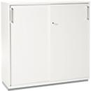 Schäfer Shop Genius schuifdeurkast TETRIS WOOD, 3 OH, B 1200 mm, hoogte incl. glijders, wit