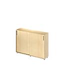 Schäfer Shop Genius schuifdeurkast TETRIS WOOD, 3 OH, B 1600 mm, hoogte incl. glijders, ahorn decor