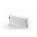 Schäfer Shop Genius TETRIS SOLID side cabinet, 2 AA, desk height, W 1600 mm, 25 mm top, white