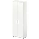 Schäfer Shop Genius TETRIS WOOD draaideurkast, 6 OH, hoogte incl. glijders, B 800 mm, wit