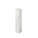 Schäfer Shop Genius TETRIS WOOD hinged door cupboard, 5 AA, W 400 x D 421 x H 1910 mm, height incl. slider, left door