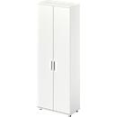 Schäfer Shop Genius TETRIS WOOD Locker, 6 AA, H 2270 mm, height incl. slider, white