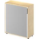 Schäfer Shop Genius TETRIS WOOD rolluikkast, 3 OH, B 1000 mm, hoogte incl. glijders, ahorn decor