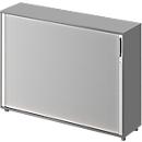 Schäfer Shop Genius TETRIS WOOD rolluikkast, 3 OH, B 1600 mm, hoogte incl. glijders, tussenschot, grafiet