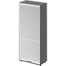 Schäfer Shop Genius verticale rolluikkast TETRIS WOOD, 4,5 OH, H 1910 mm, hoogte incl. glijders, grafiet