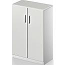 Schäfer Shop Genius Vleugeldeurkast TETRIS SOLID, 3 ordnerhoogten, B 800 mm, afsluitbaar, met afdekplaat