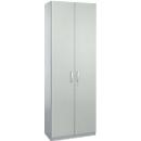Schäfer Shop Genius Vleugeldeurkast TETRIS SOLID, stalen romp, 5 ordnerhoogten, b 800 mm, afsluitbaar, lichtgrijs/blank aluminium 