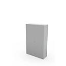 Schäfer Shop Genius Vleugeldeurkast TETRIS WALL, 5 ordnerhoogten, deuraanslag rechts, B 1200 x D 440 x H 1880 mm, lichtgrijs