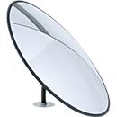 Schäfer Shop Pure bolle spiegel, met wandbevestiging, rond, acryl, Ø 600 mm, voor binnengebruik