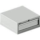 Schäfer Shop Pure ladekast 27-27, 1 lade, tot 200 kg, B 564 x D 572 x H 250 mm, lichtgrijs/lichtgrijs.