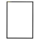 Schäfer Shop Pure Magneetlijst SSI standaard, A3 verticaal, zwart, 5 stuks