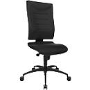 Schäfer Shop Pure Office chair SSI Proline P1, synchronised mechanism, without armrests, lumbar support & knee roll, black