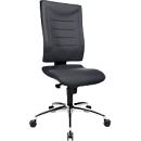 Schäfer Shop Pure office chair SSI PROLINE P2, synchronized mechanism, without armrests, lumbar support, knee roll, anthracite