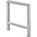 Schäfer Shop Pure Onderstel voor werkblad, in hoogte verstelbaar, D 665 mm, lichtzilver