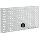 Schäfer Shop Pure Paroi perforée pour montage sur table AST31, jusqu'à 150 kg, L 750 x H 380 mm, acier, gris clair