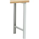 Schäfer Shop Pure Piétement pour plateau de travail, hauteur non ajustable, gris clair
