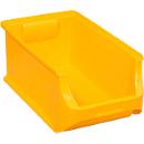 Schäfer Shop Pure Sichtlagerkasten Serie Base 4, PP, B 205 x T 335 x H 150 mm, 7.6 l, gelb, 12 Stück