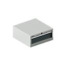 Schäfer Shop Pure SSI SCHÄFER ladekast 27-27, 1 lade, tot 75 kg, B 564 x D 572 x H 250 mm, antracietgrijs/lichtgrijs