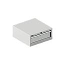 Schäfer Shop Pure SSI SCHÄFER ladekast 27-27, 1 lade, tot 75 kg, B 564 x D 572 x H 250 mm, lichtgrijs/lichtgrijs