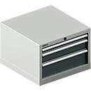 Schäfer Shop Pure SSI SCHÄFER ladekast 27-27, 3 schuifladen, tot 75 kg, B 564 x D 572 x H 400 mm, antracietgrijs/lichtgrijs