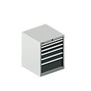 Schäfer Shop Pure SSI SCHÄFER Ladekast 27-27, 6 laden, tot 200 kg, B 564 x D 572 x H 700 mm, gentiaanblauw/gentiaanblauw, 6 laden, B 564 x D 572 x H 700 mm.