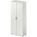 Schäfer Shop Pure Vleugeldeurkast Proplana, 5 ordnerhoogten, breedte 800 mm, afsluitbaar, lichtgrijs 